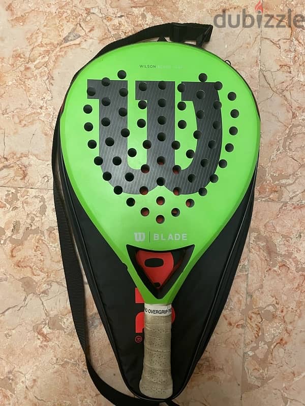 Wilson blade racket as new 1