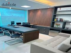 For quick sale, an office with a return of 330 thousand, fully finished, with air conditioners, for sale in installments at the cheapest price 0