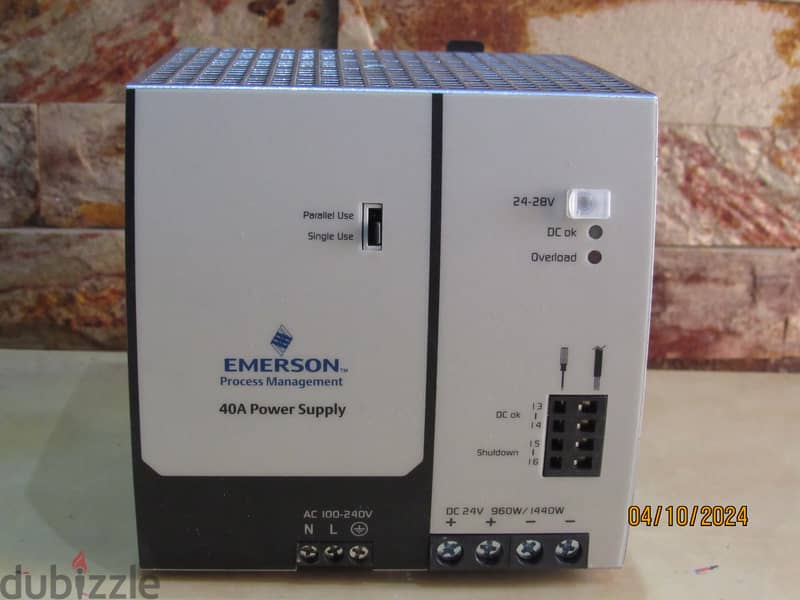 Emerson Bulk Power Supply AC/DC 24 VDC 40 A 2