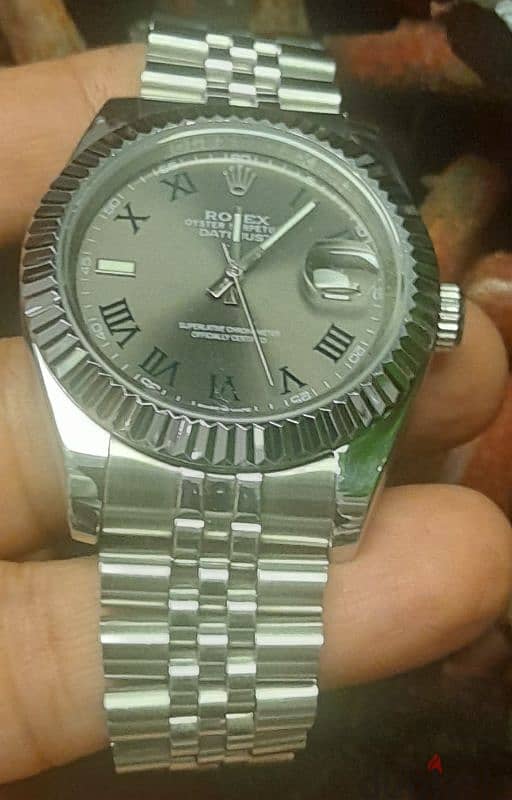 Rolex date just silver mirror 0riginal whatsapp 01142249766 3