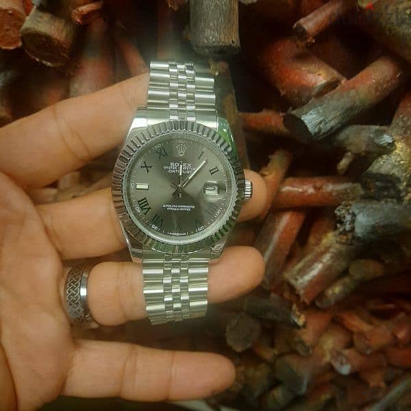 Rolex date just silver mirror 0riginal whatsapp 01142249766 5