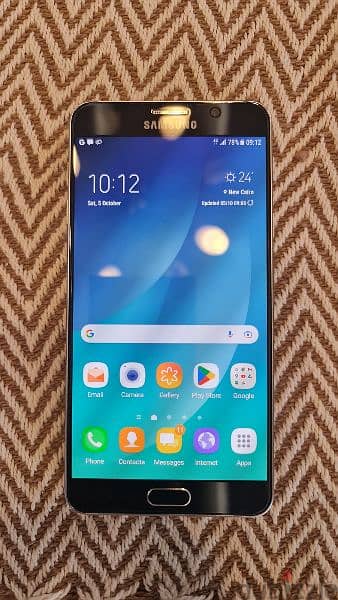 Samsung galaxy note 5 duos سامسونج نوت ٥ خطين بحالة الزيرو بالعلبة 1