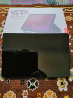 تابلت لينوفو ام11|Lenovo Tab M11 with tab pen and folio case كسر زيرو