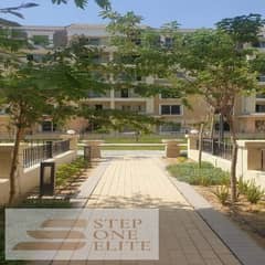 Apartment with garden for sale in the most important location in New Cairo near Madinaty