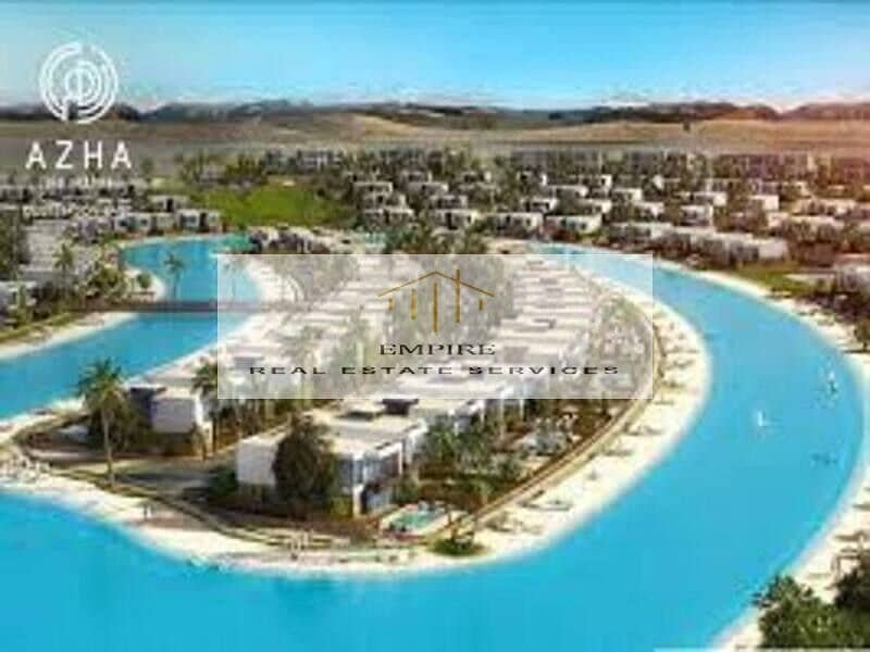 With Amazing Double View Lagoon - chalet in Azha Sokhna - installments - Ready to move 2