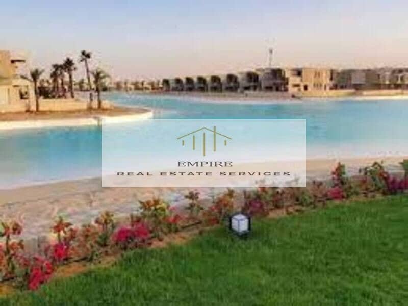 With Amazing Double View Lagoon - chalet in Azha Sokhna - installments - Ready to move 9