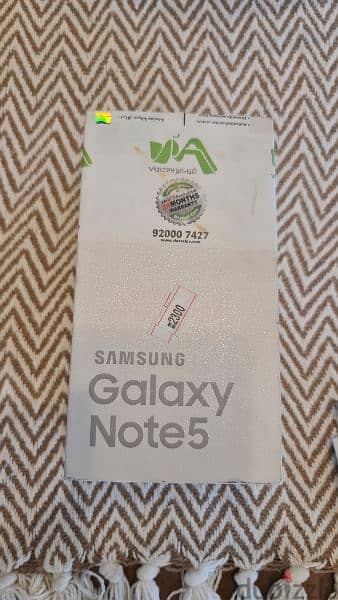 Samsung galaxy note 5 duos سامسونج نوت ٥ خطين بحالة الزيرو بالعلبة 7