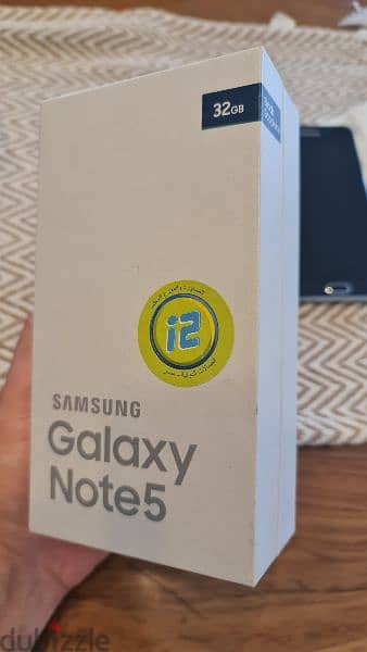 Samsung galaxy note 5 duos سامسونج نوت ٥ خطين بحالة الزيرو بالعلبة 8