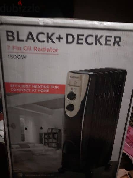 BLACK +DECKER  دفايه ٧ ريشه زيت 1