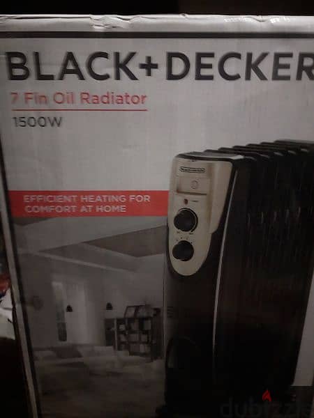 BLACK +DECKER  دفايه ٧ ريشه زيت 2