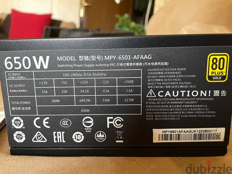 MWE Gold 650 Full Modular Power Supply 2