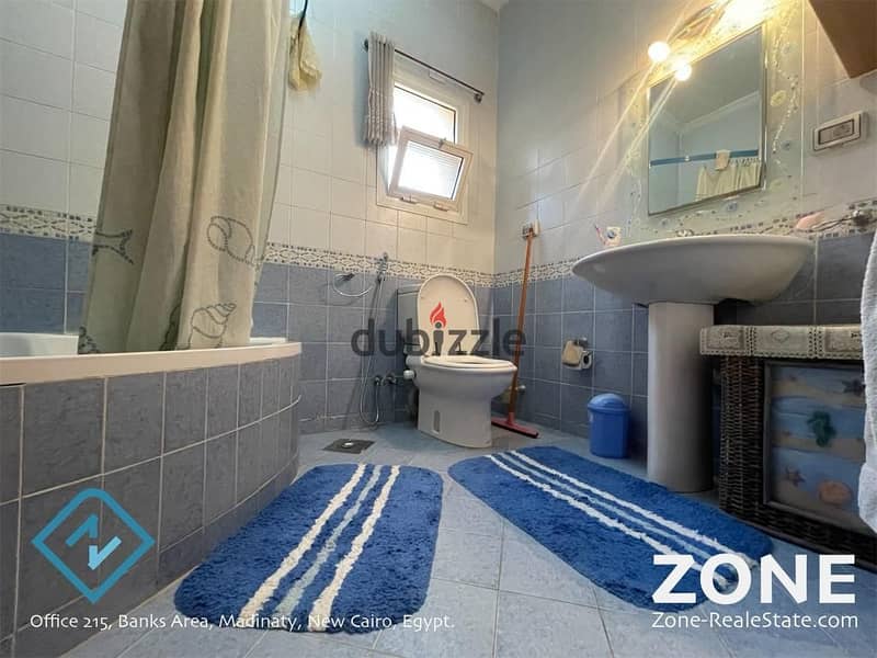 Villa for sale, model D1, in Al-Rehab, with a swimming pool and a huge land area 12