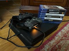 playstation 4 500 gb with games 2 controllers for sale