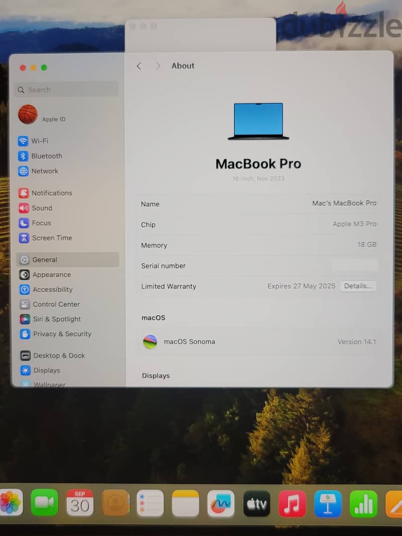 Macbook Pro 16 inch M3 Pro 18 ram 512 SSD - Black - Open Box Only 3