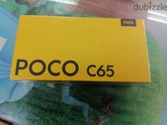 Poco c65 8 ram 256g جديد بالكرتونة