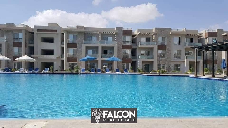 own a 185 sqm penthouse + roof sea view “finished with air conditioners” in Aroma Village, Sokhna Prime Location 1