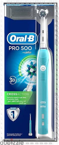 Braun Oral-B Pro500 CrossAction Electric Power Rechargeable Toothbrush