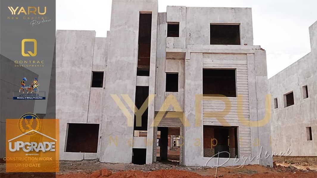 161 sqm apartment in prime location with a 40% cash discount at Yaru Compound R8 Direct on the central axis in the new capital 0