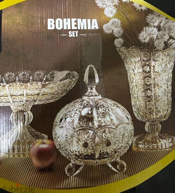 Bohemia crystal set city glass 2