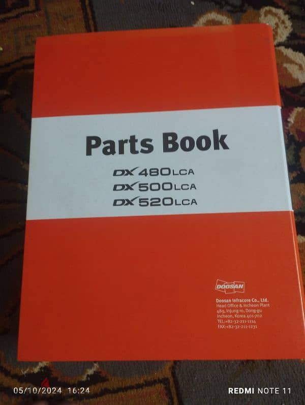 parts book Doosan 2