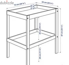 ikeas baby changing table