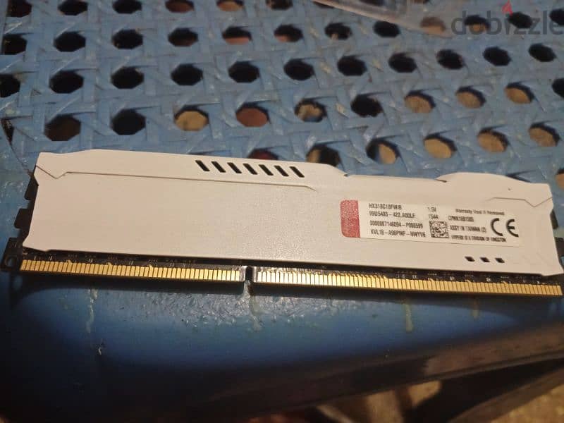 Kingston Ram 8gb DDR3 pass 1866 CL10 Used 1