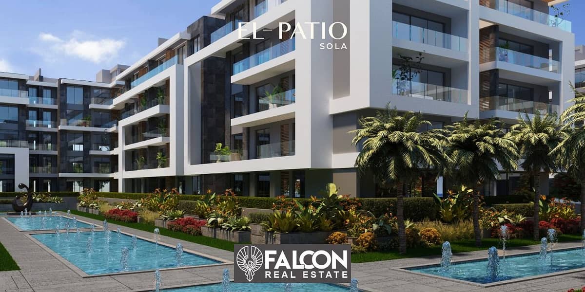 Without a down payment and at the first offer price in the new La Vista project Patio Sola, I own an apartment of 150 meters on Suez Direct Road. . . . . . 0