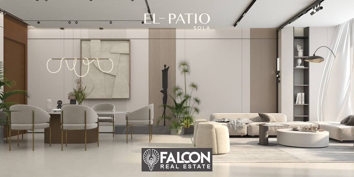 Without a down payment and at the first offer price in the new La Vista project Patio Sola, I own an apartment of 150 meters on Suez Direct Road. . . . . . 2