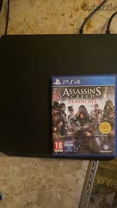 ps4 slim 500gb used and cd assassin creed syndicate