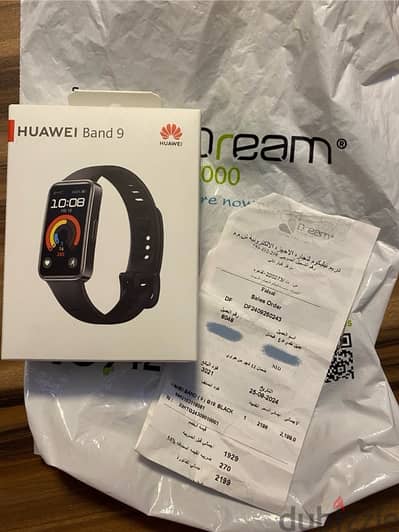 Huawei Band (9) B19 black  ( لم تستعمل )