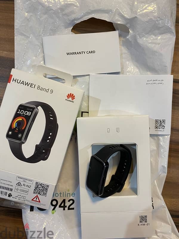 Huawei Band (9) B19 black  ( لم تستعمل ) 1