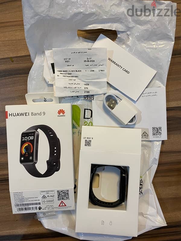 Huawei Band (9) B19 black  ( لم تستعمل ) 4