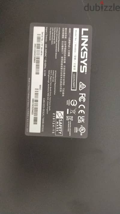 switch linksys 48port poe