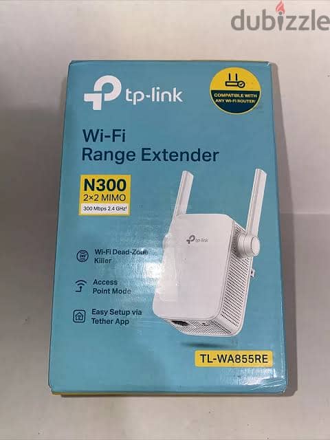 موسع شبكة الواي فاي wifi TP-LINK (TL-WA855RE) استعمال بحالة جيدة 4