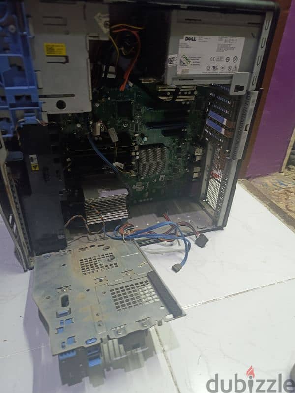 كمبيوتر Dell T3500 من غير كارت 3