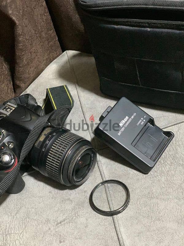 كاميرا بروفيشنال Nikon D3200 استعمال شخصي كالجديد 1