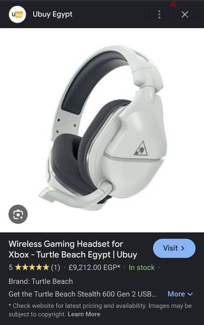 Turtle Beach Stealth 600 Gen 2 Wireless Gaming Headset (White)