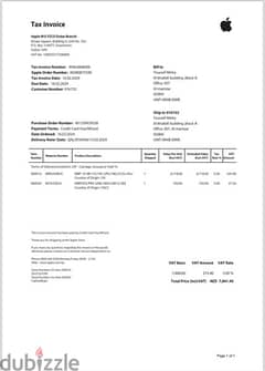 AIRPODS PRO 2 with invoice apple dubai