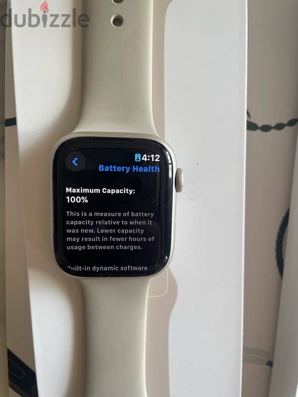 apple watch series 8 45mm starlight from the UAE 5