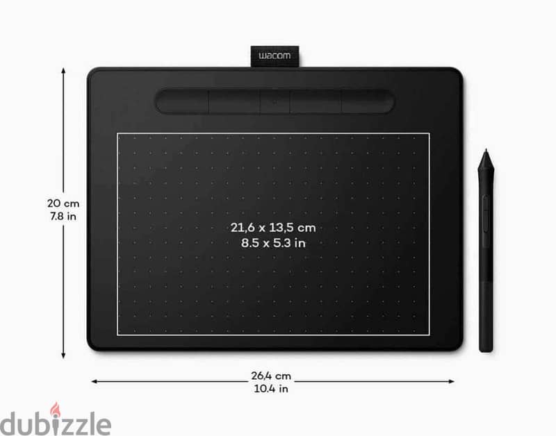 Wacom CTL6100WLK-N Bluetooth Intuos Graphics Tablets (Black, Medium) 0