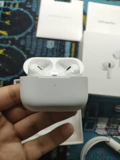 AirPods Pro 2 semi original كسر زيرو لسة بكرتونتها 0