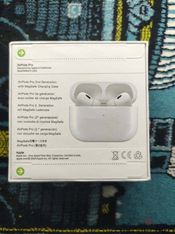 AirPods Pro 2 semi original كسر زيرو لسة بكرتونتها 2