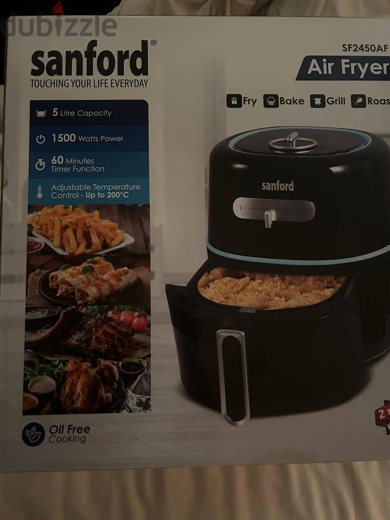 للبيع Air fryer ماركة Sanford جديدة لم تستخدم 0