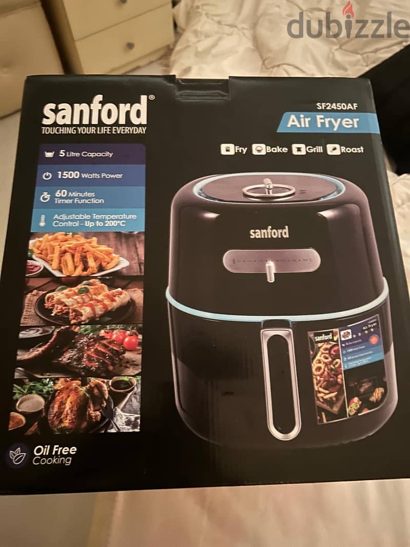 للبيع Air fryer ماركة Sanford جديدة لم تستخدم 2