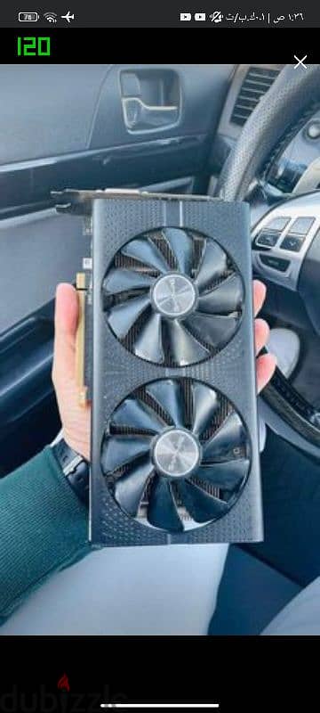 كارت شاشه Rx 570 sapphire please 8gb 5