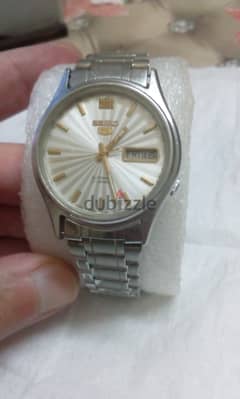 ساعه seiko5 ياباني اتوماتيك مقاس 40