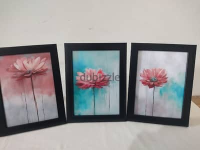 Framed Pink Flowers Images