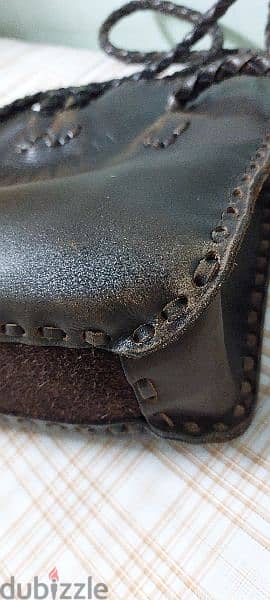 sami amin brown leather bag 6