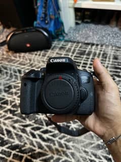 Canon 750D for sale like new 1.8k shutter 0