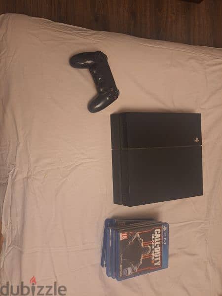 ps4 500 gb with games 1 controller with all cables 0